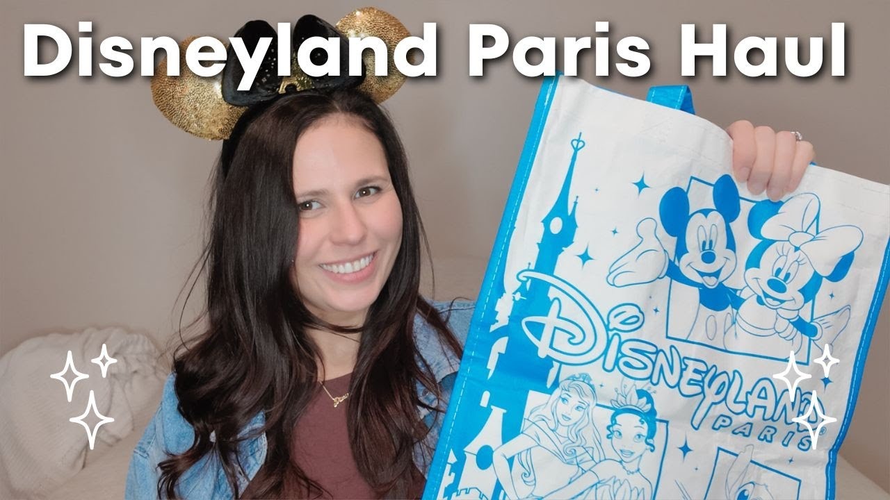 DISNEYLAND PARIS HAUL✨🏰 Everything I bought in Disneyland Paris - ears, pins, clothes & more!