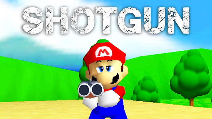 What if Mario had a Shotgun?