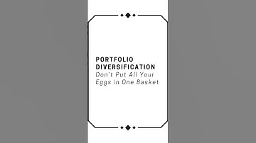 Portfolio Diversification — Don’t Put All Your Eggs in One Basket #shorts