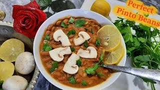 Persian pinto beans recipe(خوراک لوبیا چیتی)-delicious vegetarian food