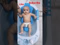 Cute Baby Bathing video | #shorts #bathing #baby #funnyvideo