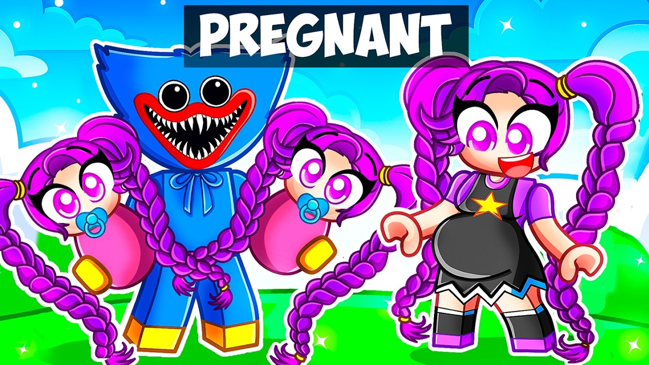 Lily Lovebraids is PREGNANT with TWINS in Roblox! (Poppy Playtime)