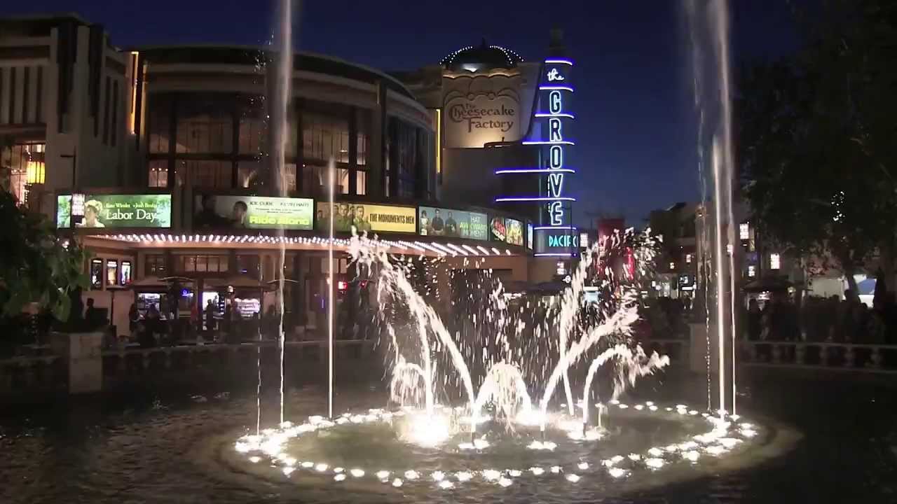 The Grove Fountain Show "Celebration" (2014) YouTube