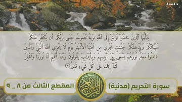 سورة التحريم المقطع الثالث 8-9