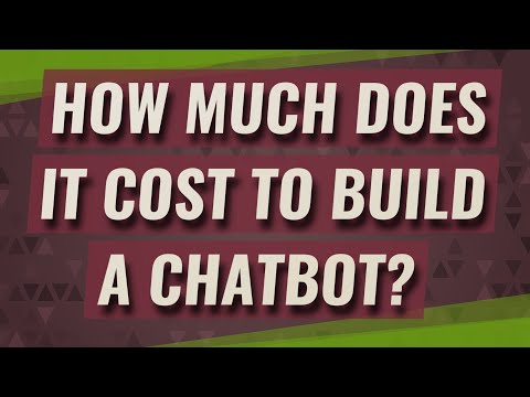 Video: Quanto costa costruire un chatbot?