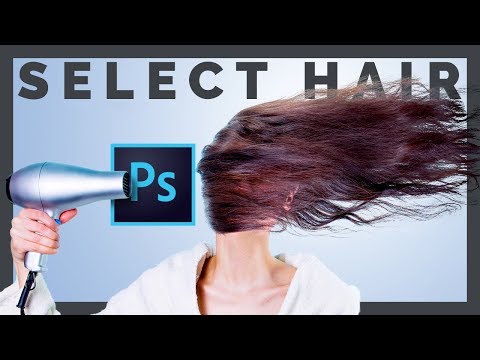 How to Select Hair in Photoshop and Change Background