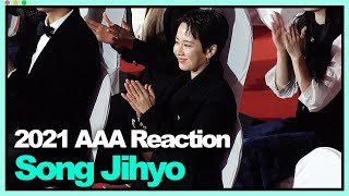 [ENG] 2021 AAA  Song Jihyo reaction 송지효 리액션 [2021 Asia Artist Awards]