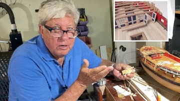 Video 130 HMS Thorn. Building the forecastle bulkhead