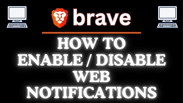 How To Enable or Disable Web Notifications On The Brave Web Browser | Step-by-Step PC Tutorial