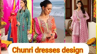 chunri dress design 👗🥻lawn dress design #youtubeshorts #dressdesign #dresses #trending