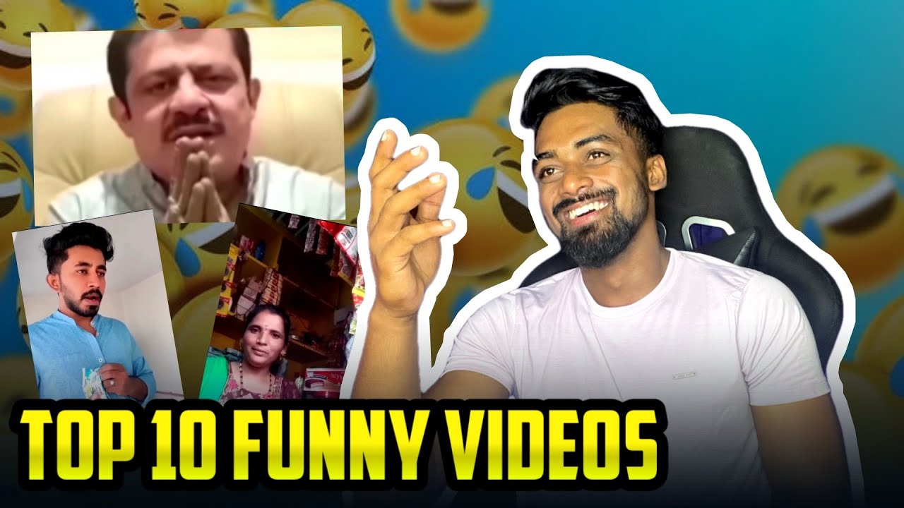 Top 10 Best Funny Videos Reaction😂😂| Kannada - Youtube