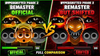 Sprunki Hypershifted Phase 2 Official Remaster Original Vs Shifted