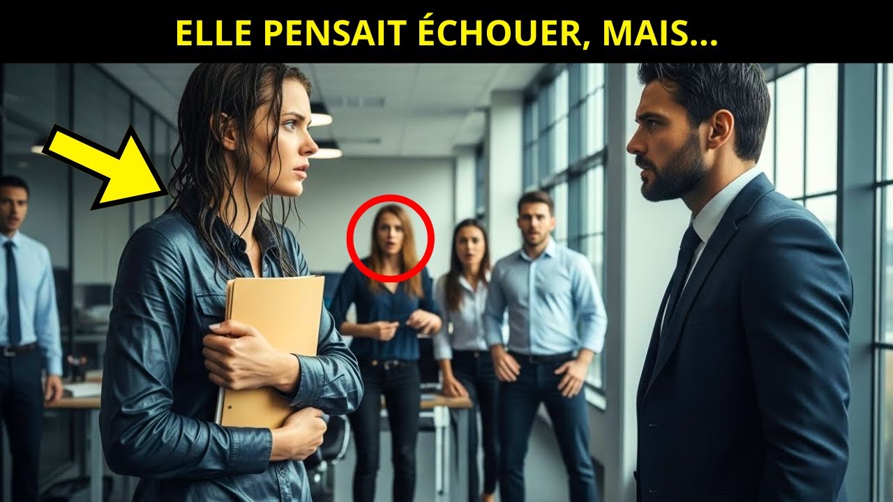 ELLE EST ARRIVÉE TREMPÉE À L’ENTRETIEN, MAIS ELLE A CONQUIS LE CŒUR DU PDG MILLIARDAIRE !