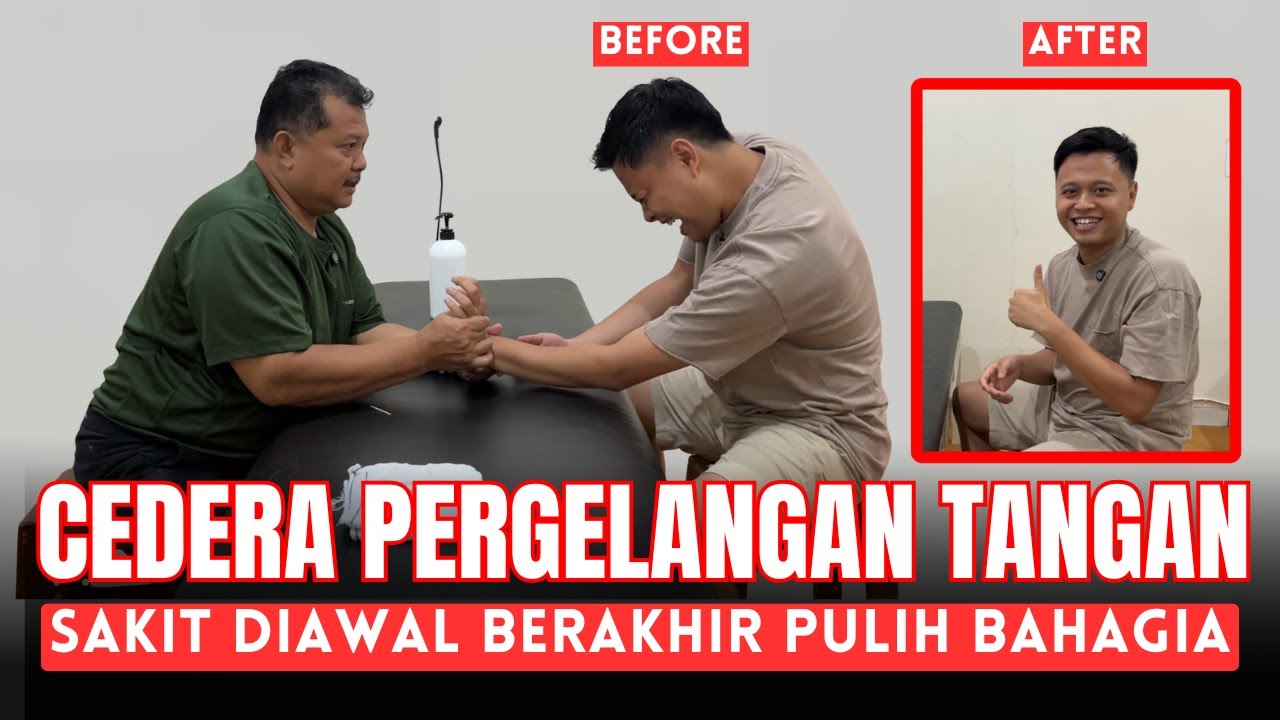 CEDERA PERGELANGAN TANGAN LANGSUNG PULIH SEKETIKA - MCO ARIF