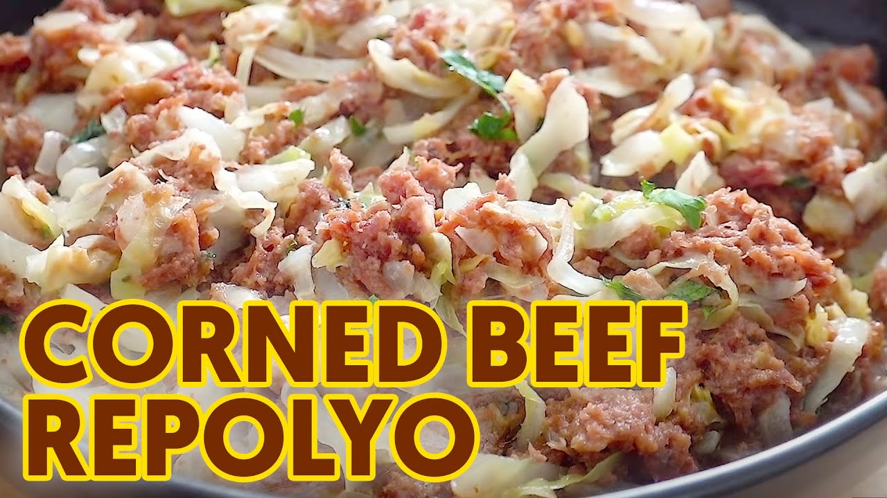 Corned Beef Repolyo Guisado