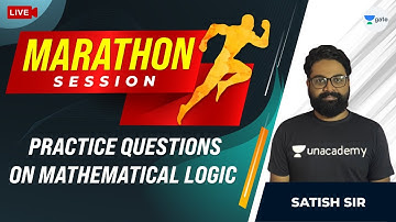 GATE Exam Questions on Mathematical Logic | Discrete Maths | Marathon Session | By Satish Sir