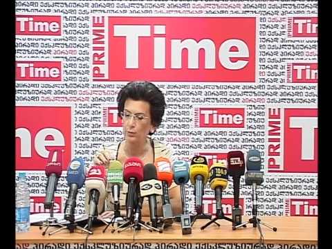 ნინო ბურჯანაძე სტუმრად პრესკლუბში -- V