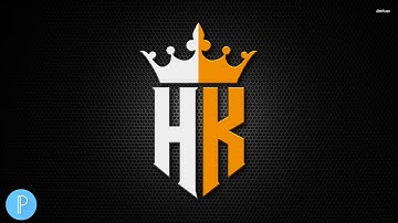 Hk Modern Logo Design Pixellab Android Mobile How To Make Professional Logo In Pixellab