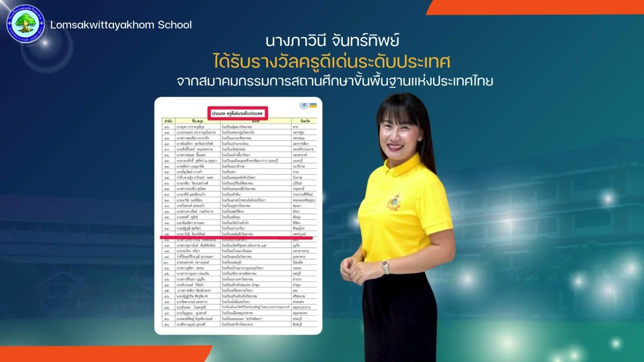 วีดิทัศน์แนะนำโรงเรียนหล่มสักวิทยาคม 2567