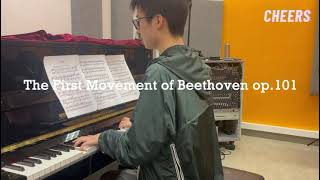 The First Movement of op.101 (Ludwig van Beethoven)