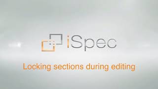 iSpec DMS Training - Locking document during editing