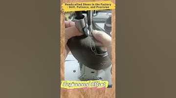 Handcrafted Shoes in the Factory Skill, Patience, and Precision  #EngineeredEffort