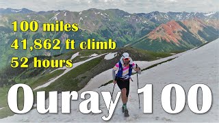 Ouray 100 miles Ultra marathon - Trail Running in the High Colorado Mountains