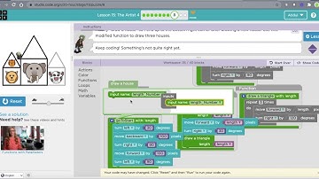 Solutions to: Code Studio Lesson 15 The Artist 4 1-10