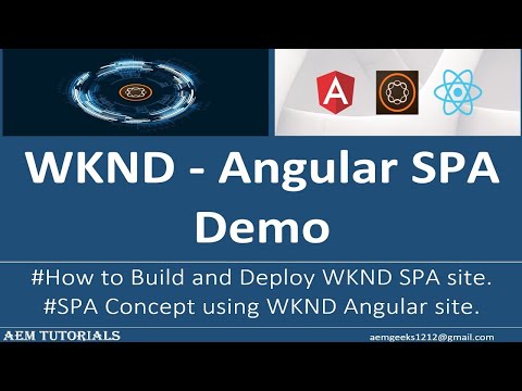 AEM SPA #5 | WKND Angular SPA Demo site