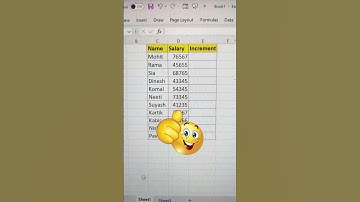 Salary Increment Trick In Excel 💯 | Excel Tricks For Beginners 🔥 #shorts #exceltips #how #bytetech