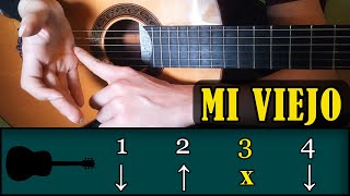 Mi Viejo - Piero - Tutorial en Guitarra Acústica