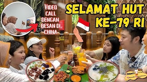 MERAYAKAN HARI KEMERDEKAAN RI KE-79 DENGAN KELUARGA TERCINTA DI INDONESIA🥹🇮🇩