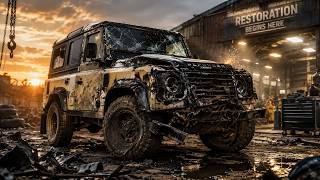 Restoring a Damaged Land Rover Defender to Showroom Condition! | Full Rebuild Gameplay