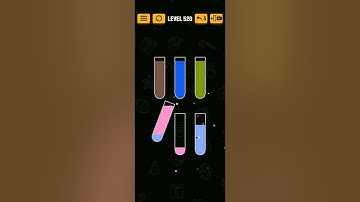 water sort puzzle level 520