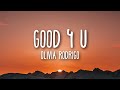 Olivia Rodrigo - good 4 u (Lyrics)