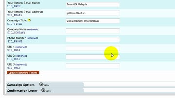 Tutorial TrafficWave 2 - New Campaign dan Confirmation Letter