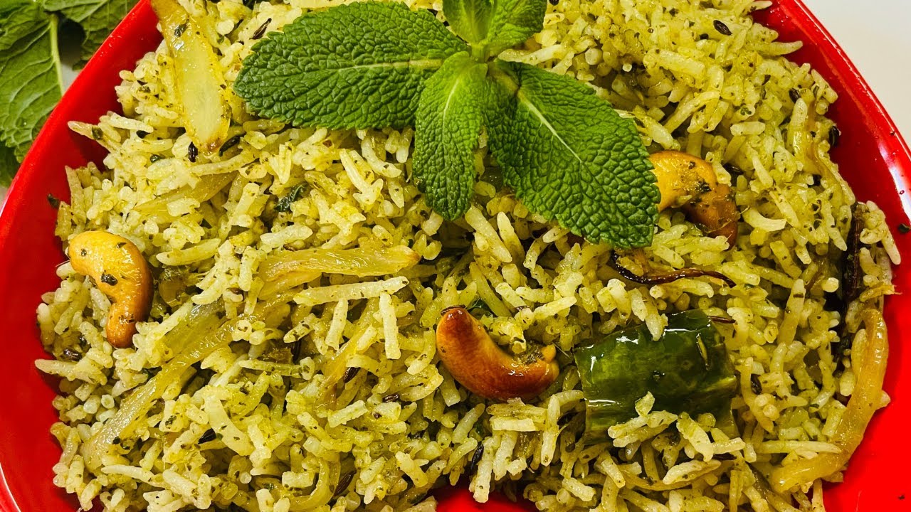 Mint Rice Basic The Best Mint Rice Recipe: Flavorful and Easy to Make! - YouTube