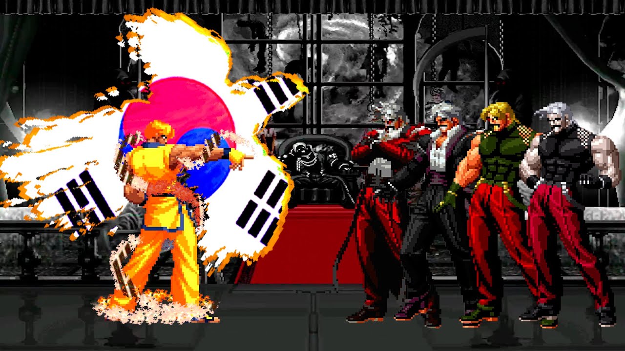 [KOF Mugen] Korean Golden vs Boss Rugal Team - YouTube