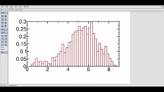 Create #histogram or distributions with #xmgrace