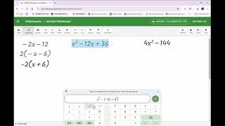 Celebrity 20250226 Some Factorizations in Graspable Math Wealth