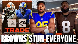 BREAKING: Myles Garrett TRADED to the Rams 😳🏈🔥 | Browns Get Jared Verse + 2027 1st Round Pick 👀