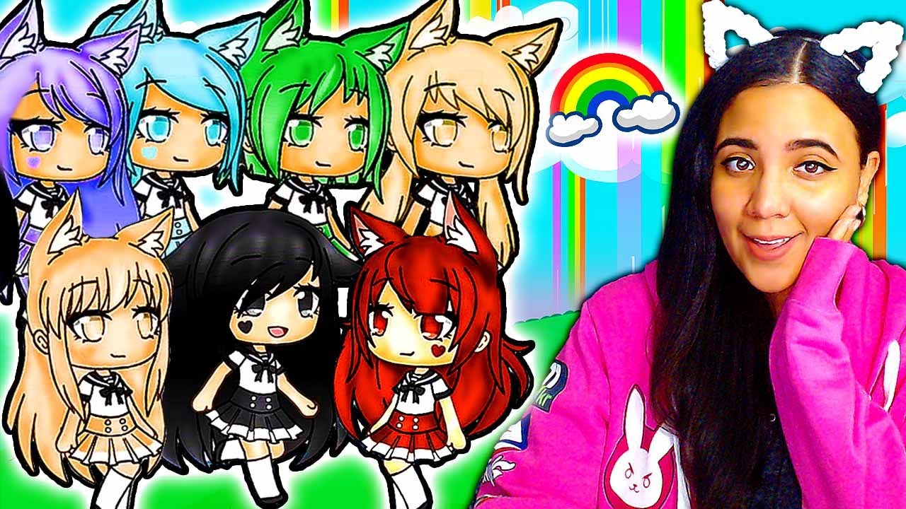 THE RAINBOW SISTERS 2 🌈 | Gacha Life Mini Movie Story Reaction - YouTube