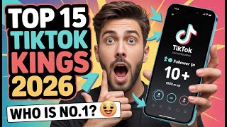 most followed tiktok accounts | top 15 tiktok accounts | social media influencers 2026 | tiktok