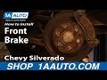 How to Replace Front Brakes 2005-06 Chevy Silverado 1500