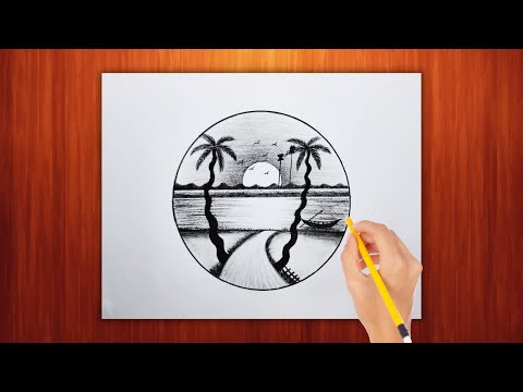 Easy Landscape Sketch In 3 Minutes Quick Tutorial Pencil Drawing Tutorial Easy Landscape Sketch In 3 Minutes Quick Tutorial Pencil Drawing Tutorial