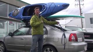 How to tie down a kayak with the Thule Hull a Port