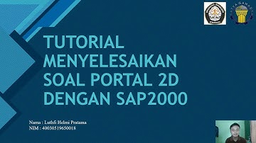 Analisa Struktur Portal 2D Menggunakan SAP2000