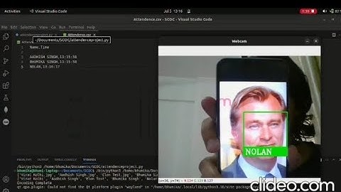Face Recognition Attendance System Using Python 😀