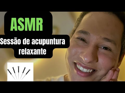 ASMR Roleplay acupuntura corporal com agulha invisível( sussurros, atenção pessoal )