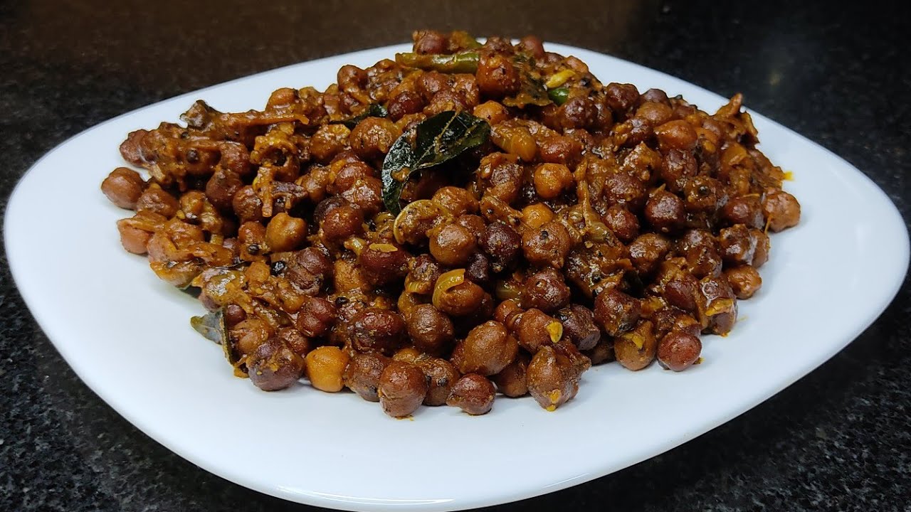 Kadala roast kerala style, kadala roast recipe in malayalam, kadala